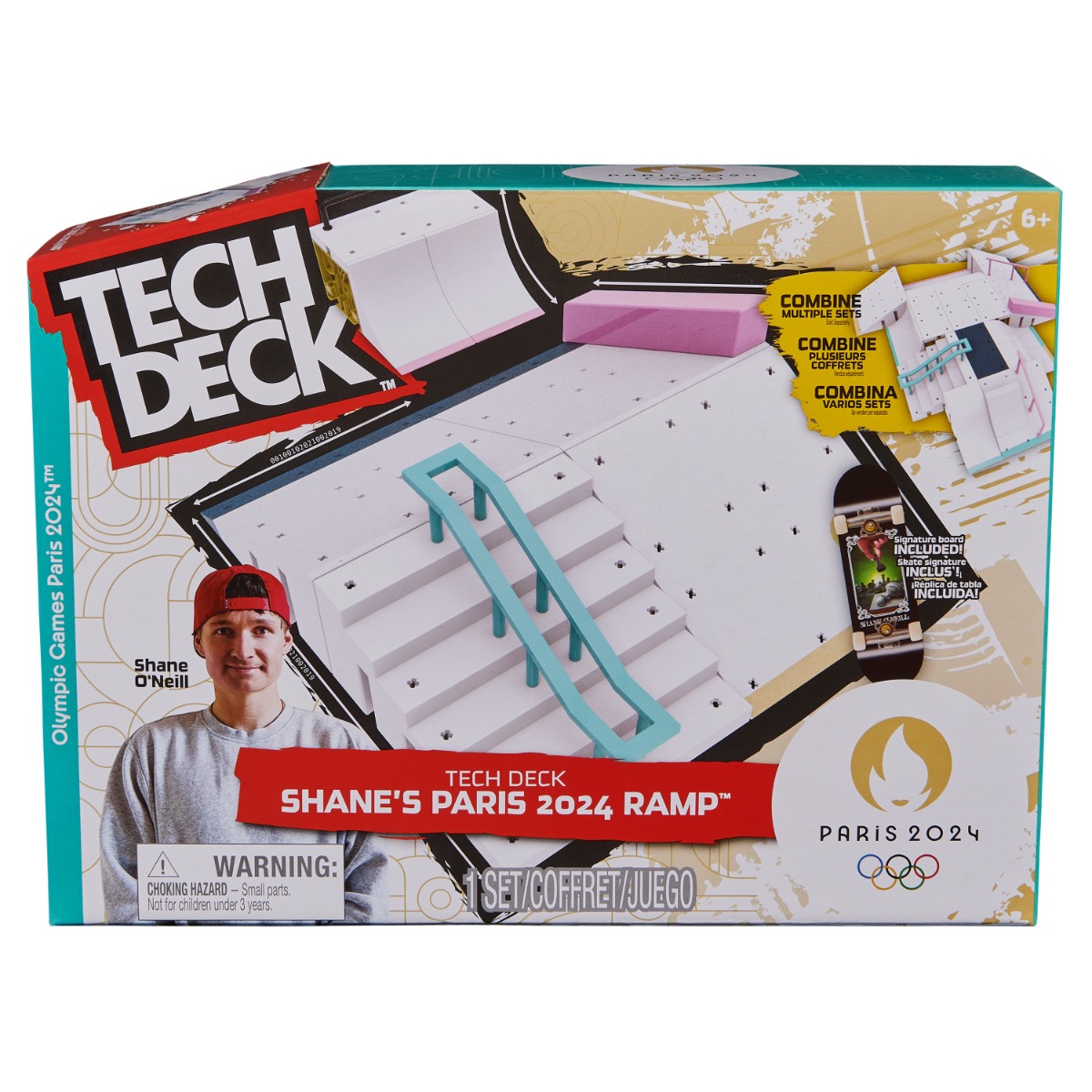 Tech Deck Paris 2024 Shane O'Neill Set Skatepark