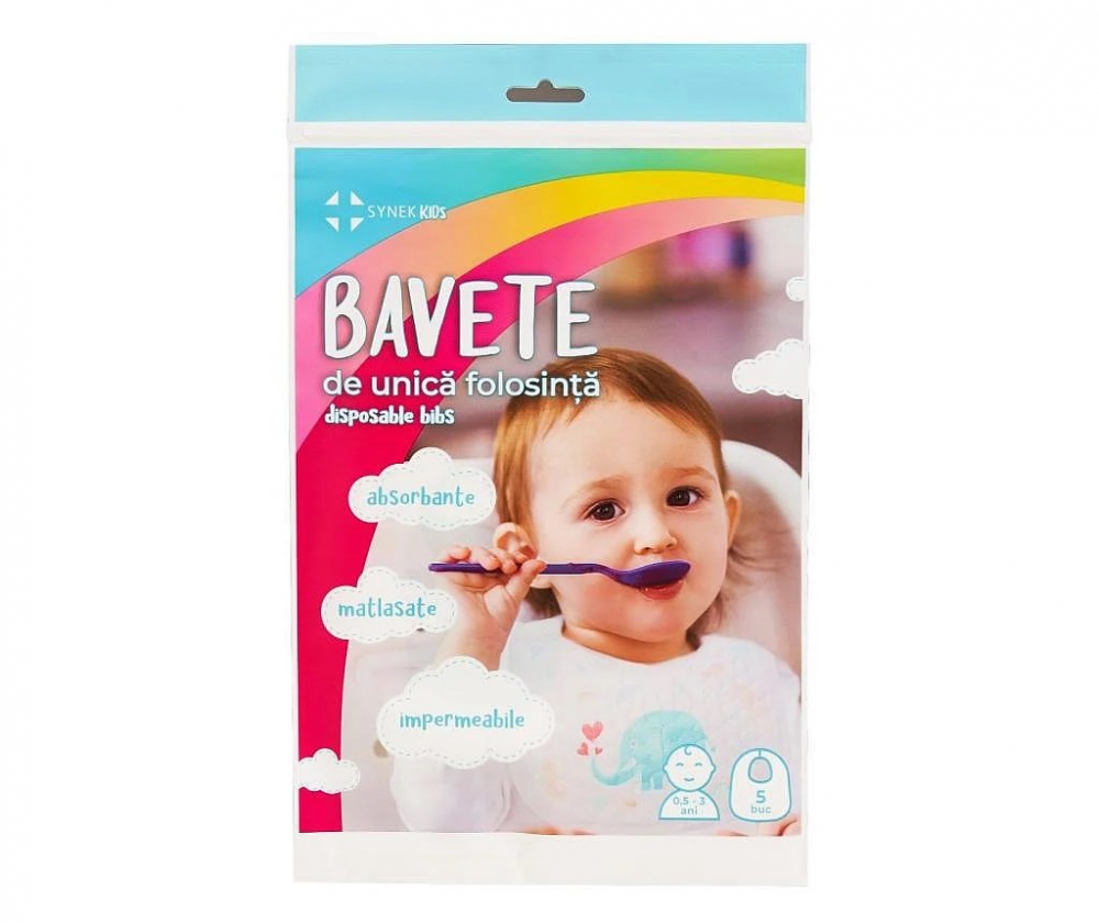 Set 5 Bavete Absorbante Synek, 0.5-3 Ani - imagine 3