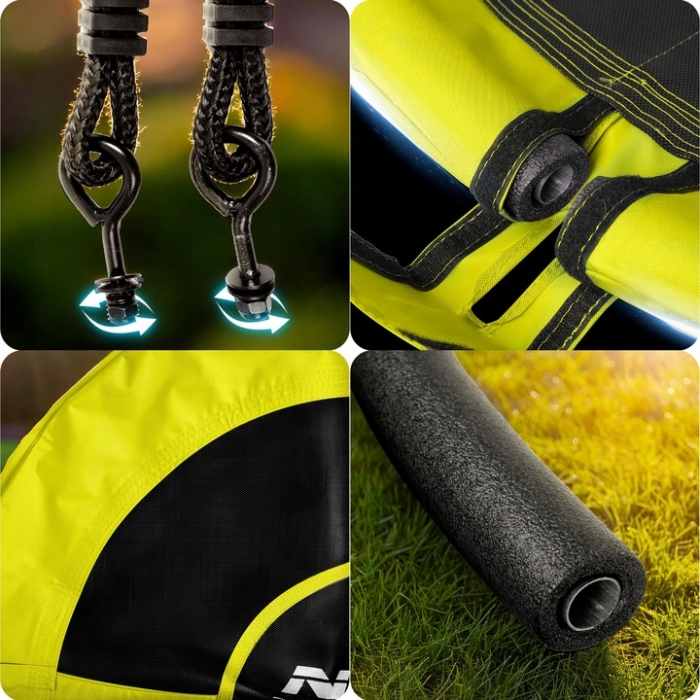 Leagan Tip Cuib Neo-Sport Swingo 100cm Galben - imagine 4