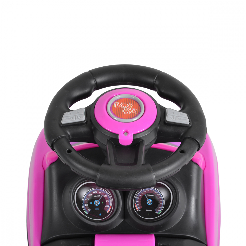 Moni Rider 2in1 Pink - Masinuta cu maner parental