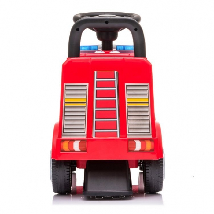 Masinuta Mercedes Pompieri Ecotoys, 1 An+, Rosu - imagine 2