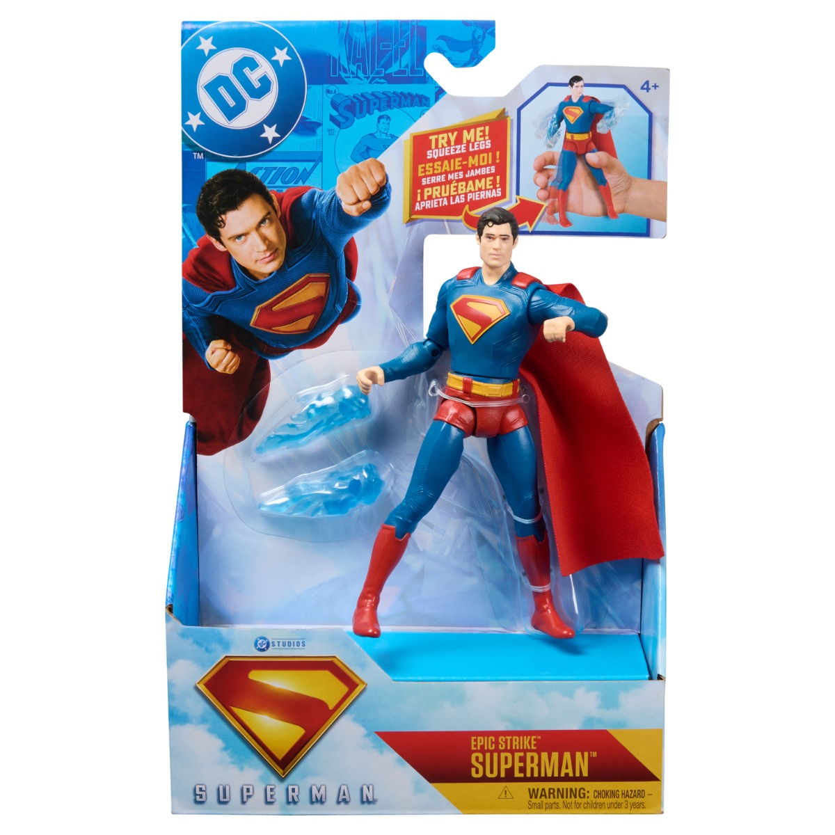 Figurina DC Universe Superman Epic Strike, 15 cm