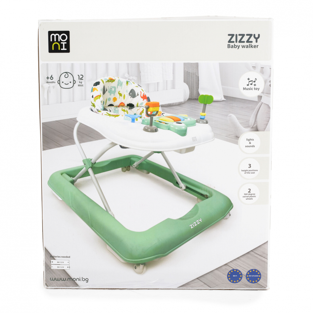 Premergător Moni Zizzy Mint cu Muzică și Jucării - imagine 4