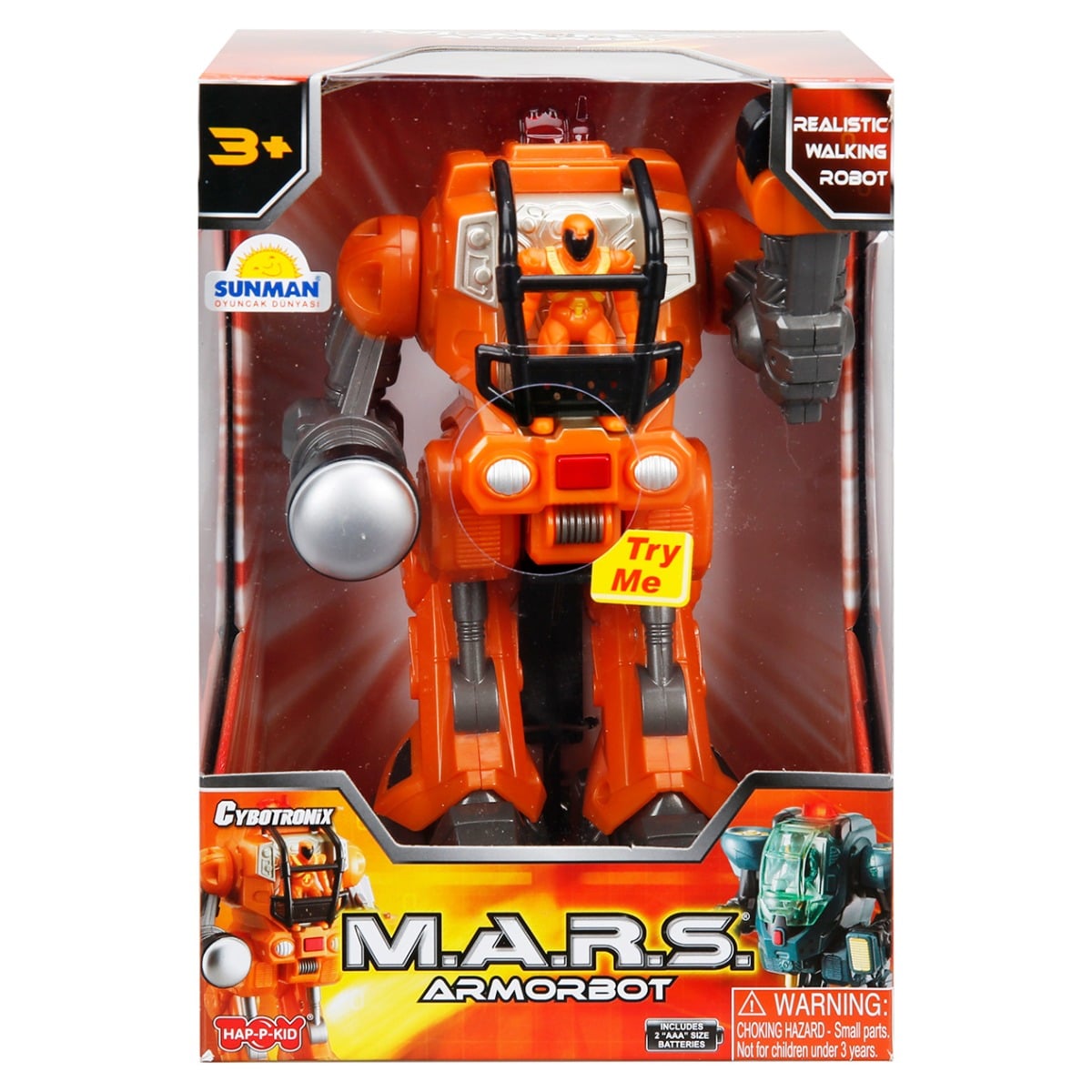 Robot Blindat M.A.R.S. Happy Kid cu Lumini și Sunete