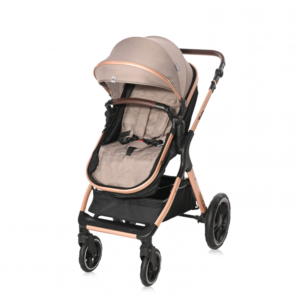Lorelli Viola Pearl Beige: Carucior Transformabil 3 in 1 - imagine 6