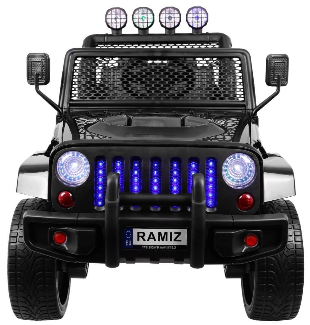 Masinuta Electrica 4x4 NEW RAPTOR S2388 EVA Negru - imagine 5