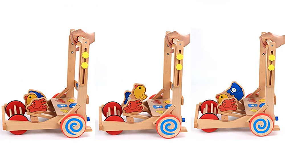 Antepremergator Nicekids Lemn Pliabil Interactiv - imagine 6