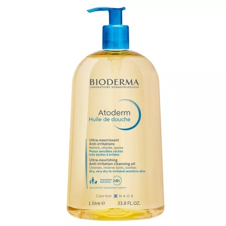 Ulei de Dus Atoderm Bioderma 1L - Curățare Blândă