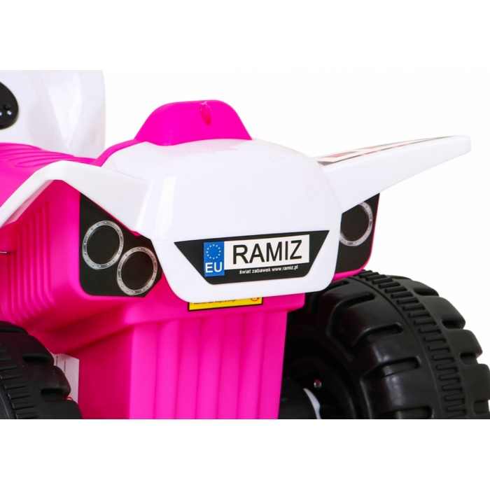 ATV Electric Roz pentru Copii Ramiz cu Audio - imagine 4