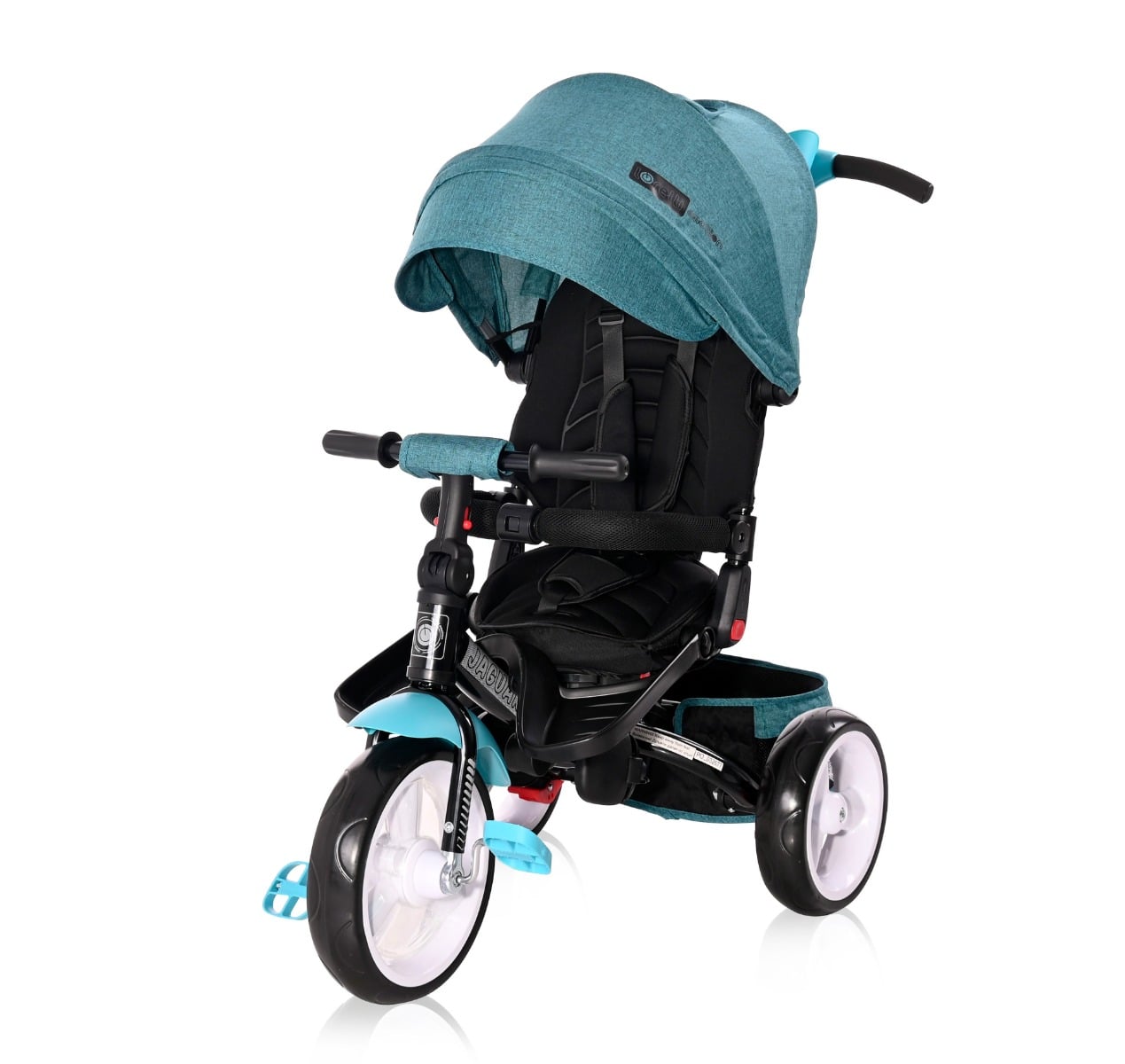Tricicleta Lorelli Jaguar 4-în-1, Green Luxe
