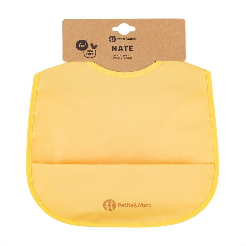 Baveta impermeabila cu buzunar Petite&Mars Nate