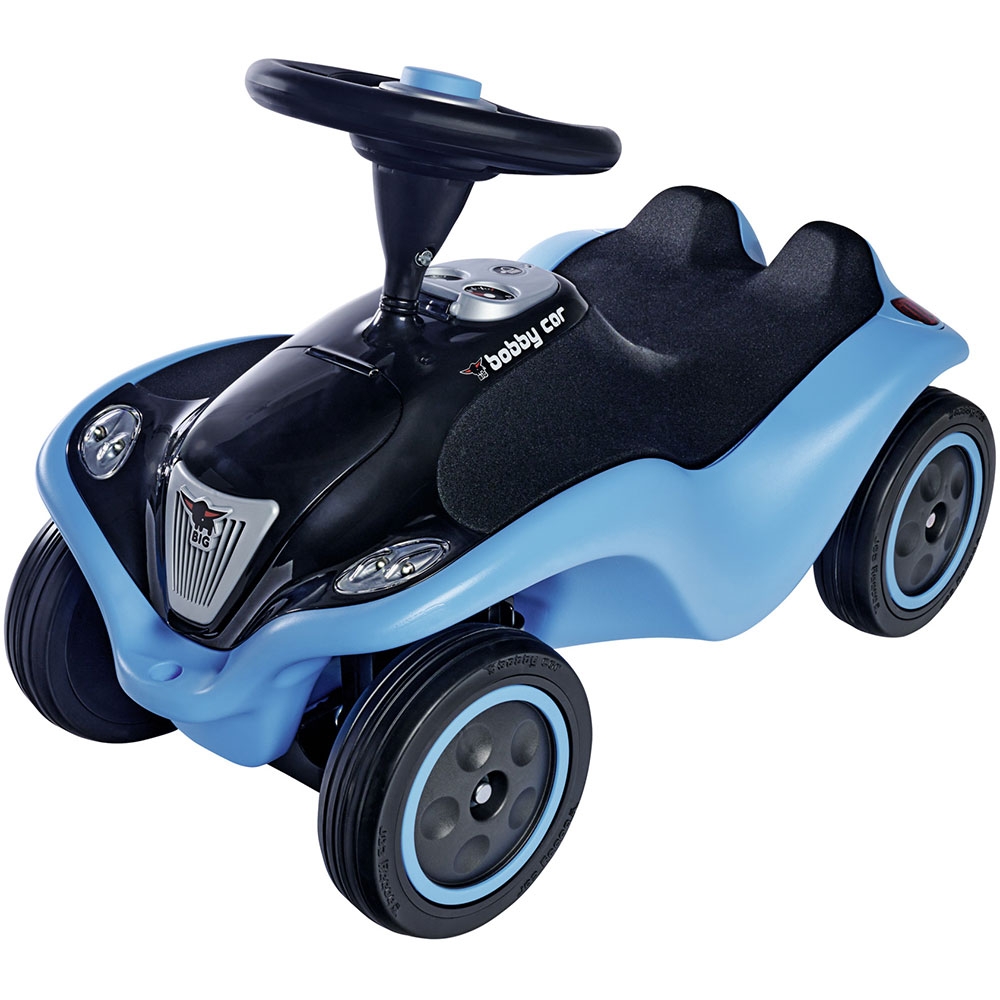 Masinuta Big Bobby Car Next Blue, Faruri LED, Big - imagine 10