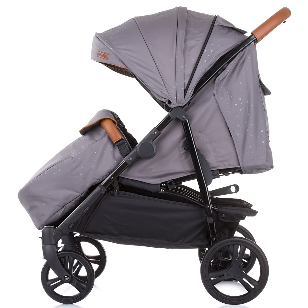 Carucior Gemeni Chipolino Passo Doble Platinum - imagine 4