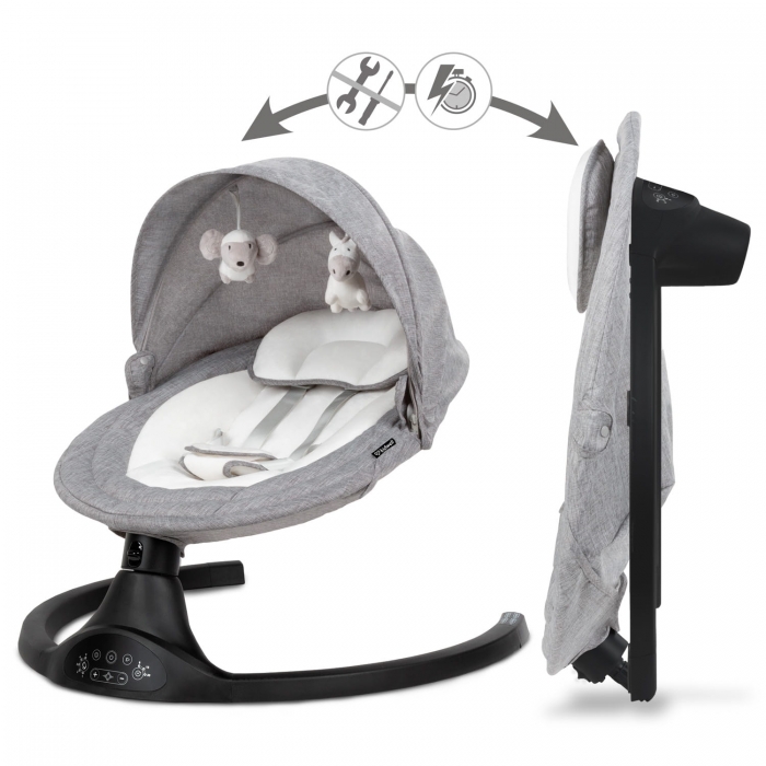Leagan Electric 2-în-1 Kidwell Luxi - imagine 4
