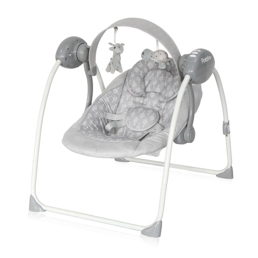 Leagan Electric Lorelli Portofino Grey Trees, 0-6 luni - imagine 4