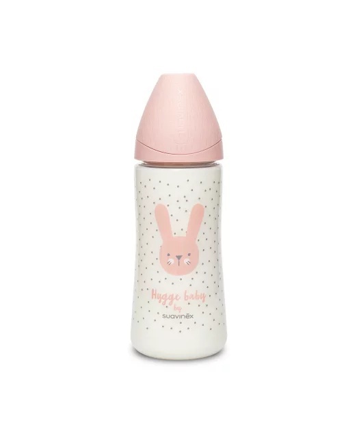 Biberon Suavinex Hygge 360ml tetină silicon debit dens