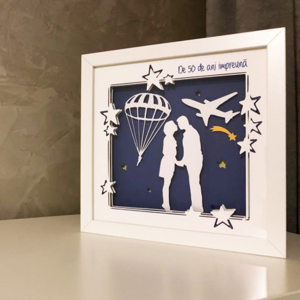 Tablou Luminos Indragostiti 009 - Noorhandmadeatelier - imagine 5