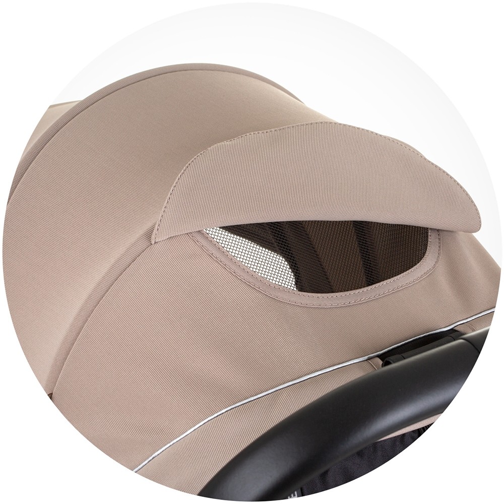 Carucior Chipolino Twister, Sezut Rotativ, Macadamia - imagine 3