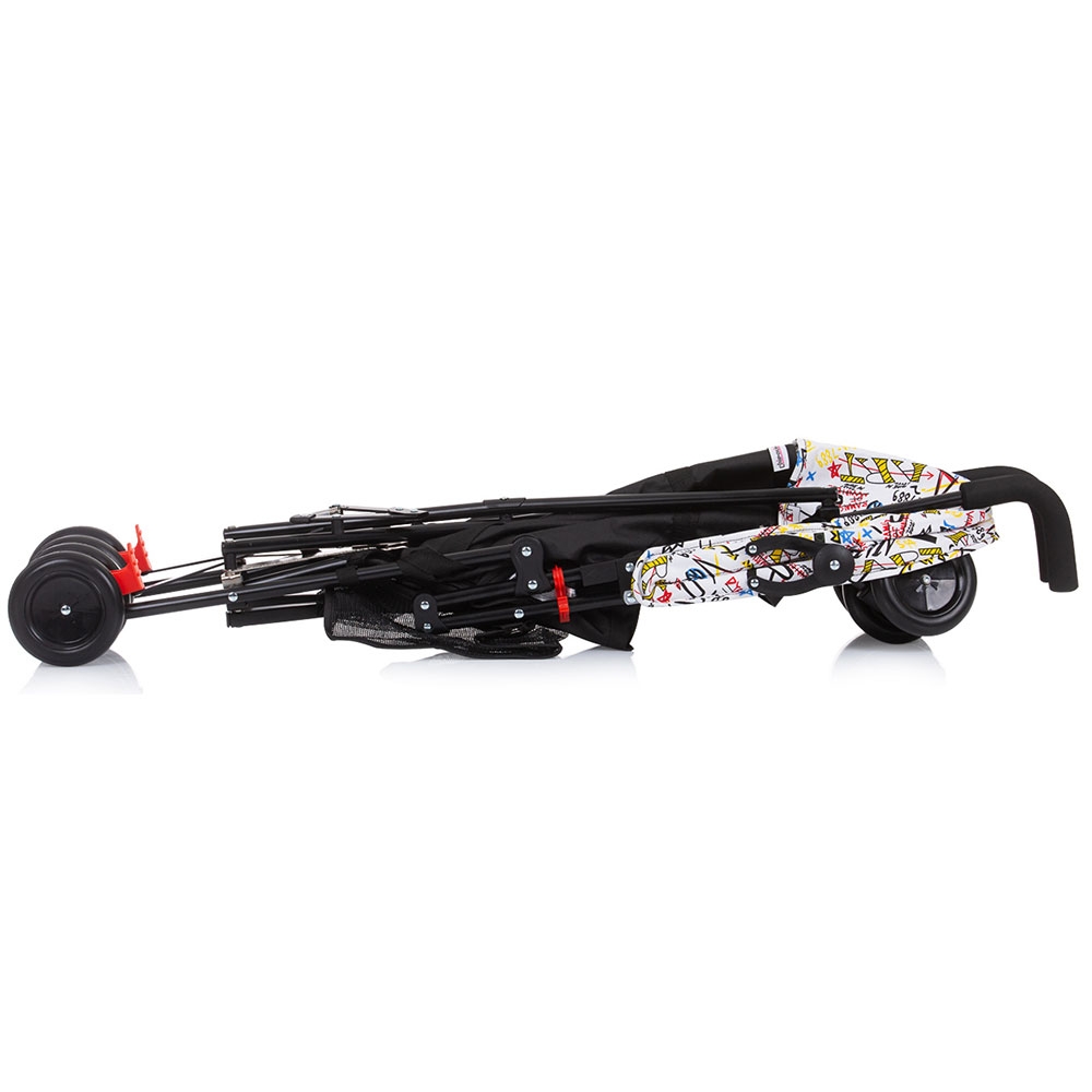 Carucior Sport Chipolino Amaya White Graffiti - imagine 2