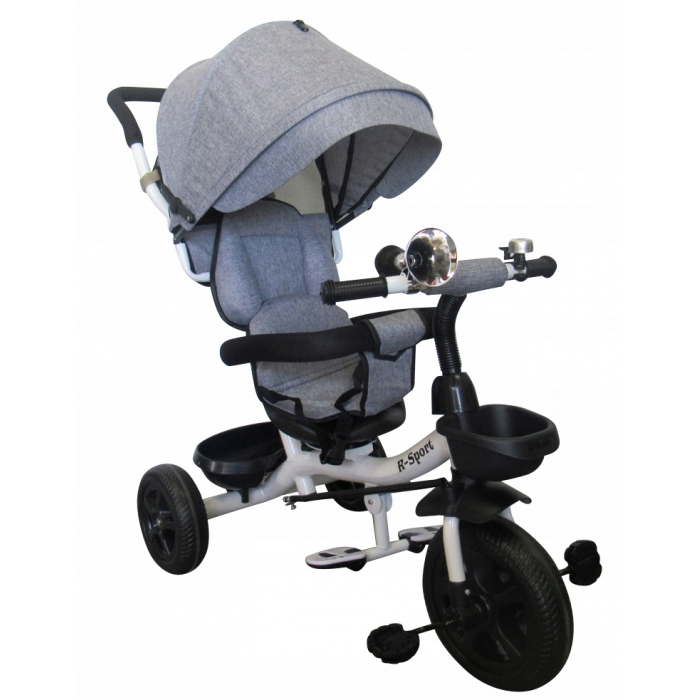 Tricicleta R-Sport T4 Gri 3 in 1, Reversibilă - imagine 2