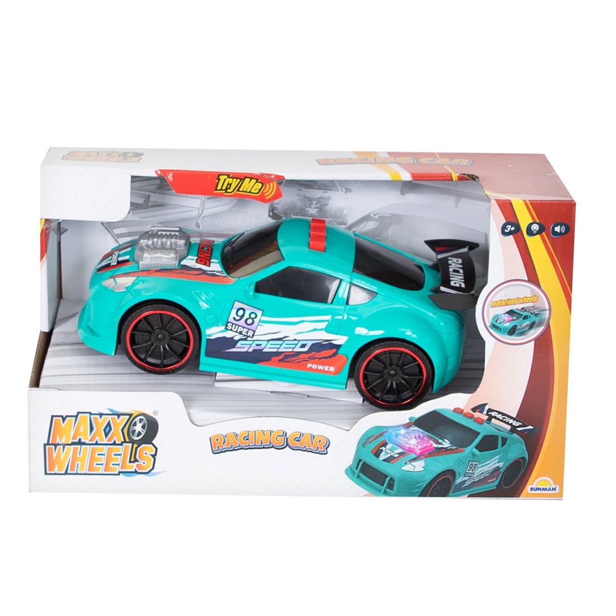 Mașină de Curse Maxx Wheels cu Lumini și Sunete