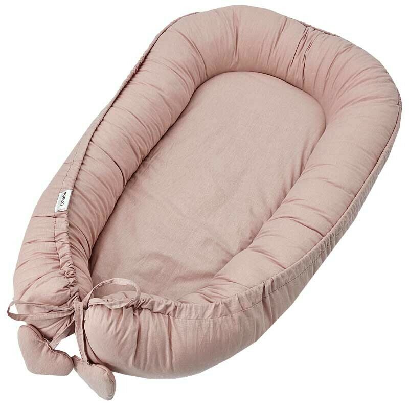 Cosulet Bebe Feedo Bumbac 100% 90x60cm Roz