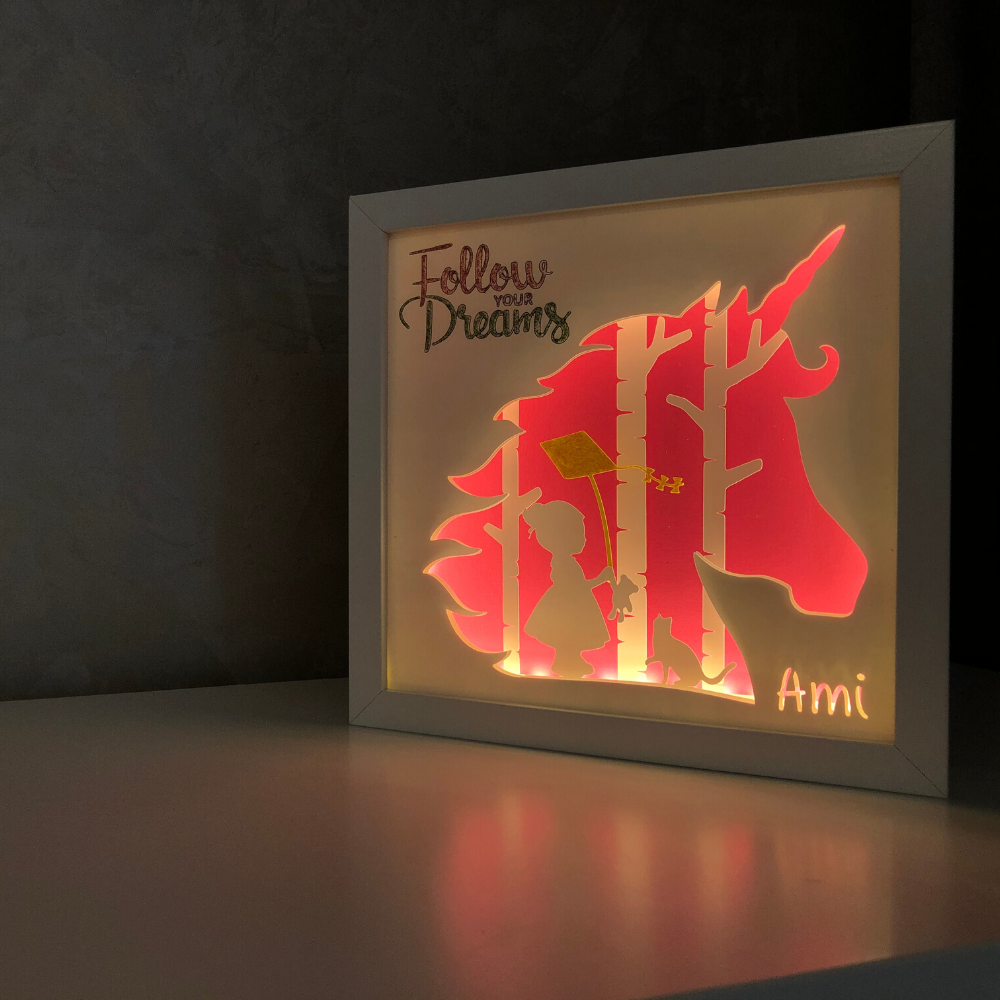 Tablou Luminos Fetita 018 Noorhandmadeatelier - imagine 4