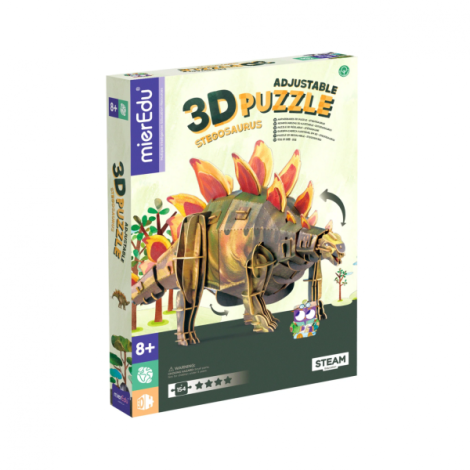 Puzzle 3D Stegosaurus Mieredu - Educațional