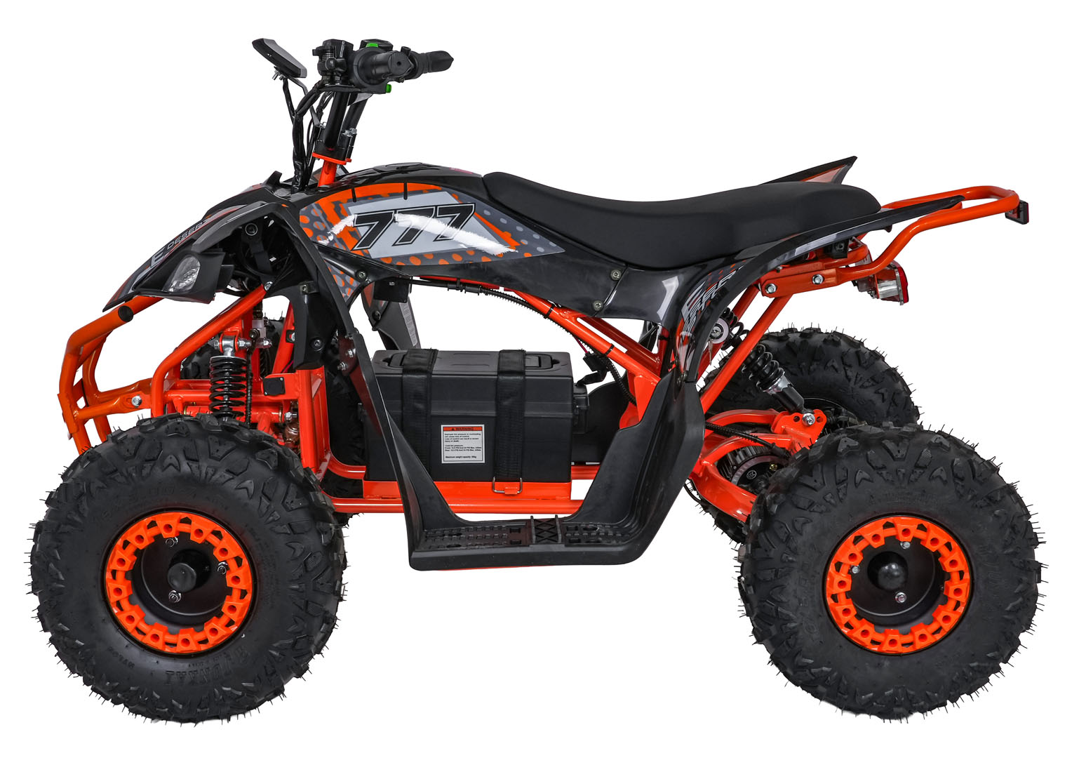 ATV Electric 48V 800W Desert Storm Portocaliu Autokids - imagine 5