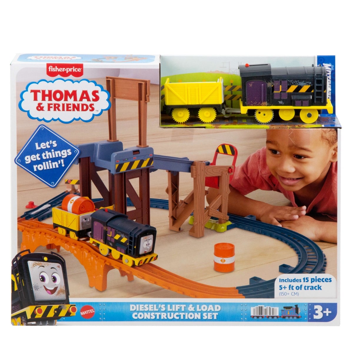 Set Trenulet Thomas and Friends Diesel Lift and Load