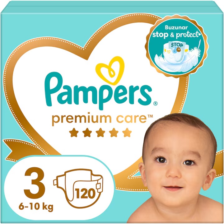 Scutece Pampers Premium Care cu Protecție Dublă - imagine 9