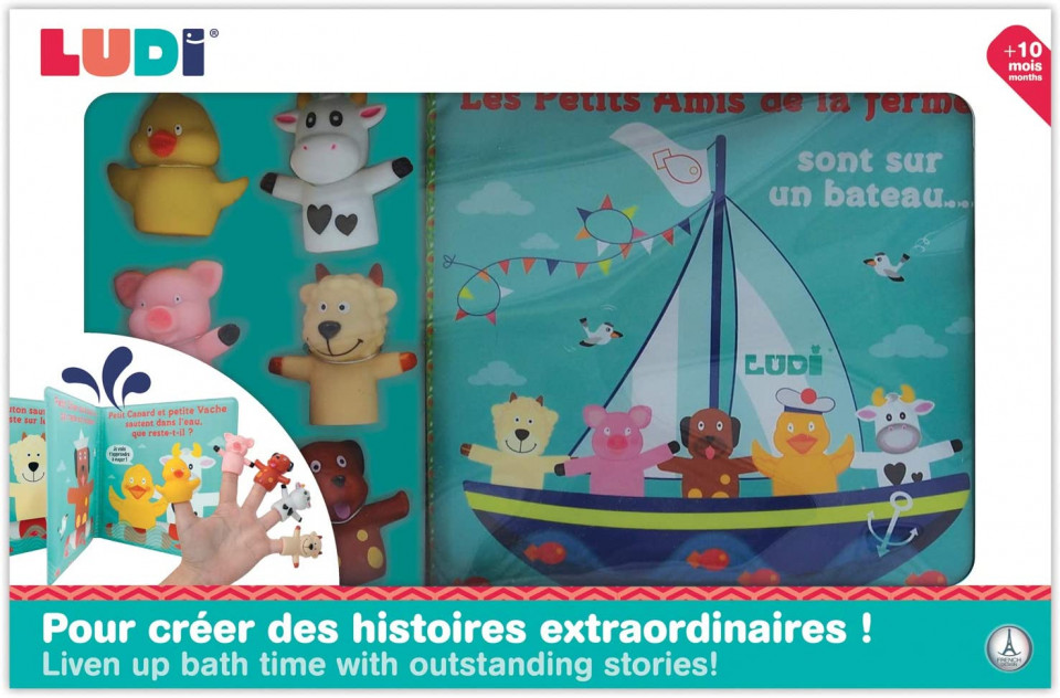 Set Baie Ludi: Carte și 5 Marionete - imagine 4