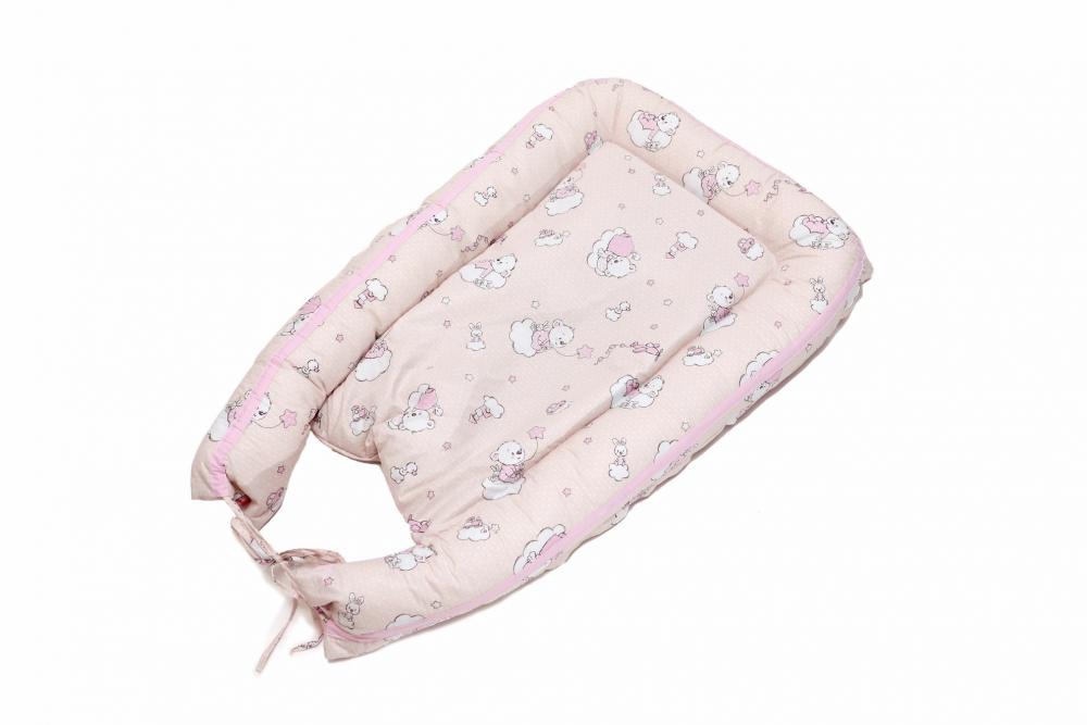 Baby Nest Ursuletul Martinica Roz | Dormit Sigur 100x60 cm - imagine 7