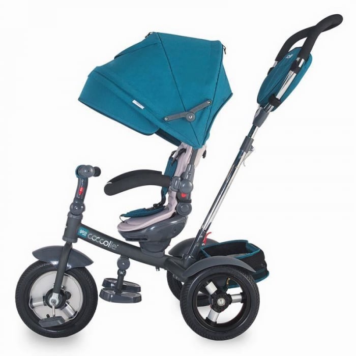 Tricicleta Coccolle Giro Plus Albastru, 9 luni-4 ani