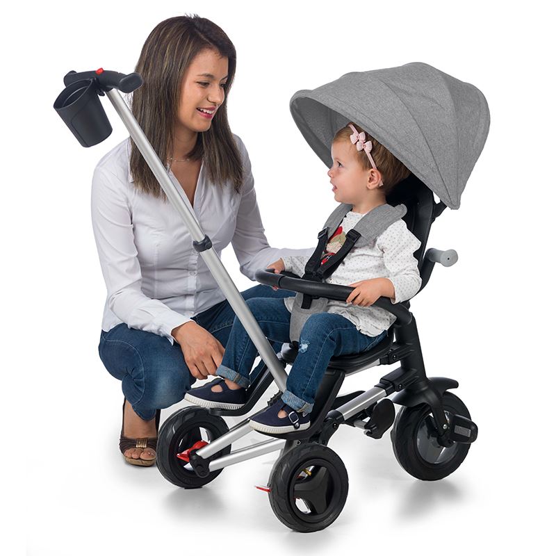 Tricicleta Qplay Nova Gri Ultrapliabilă - imagine 6
