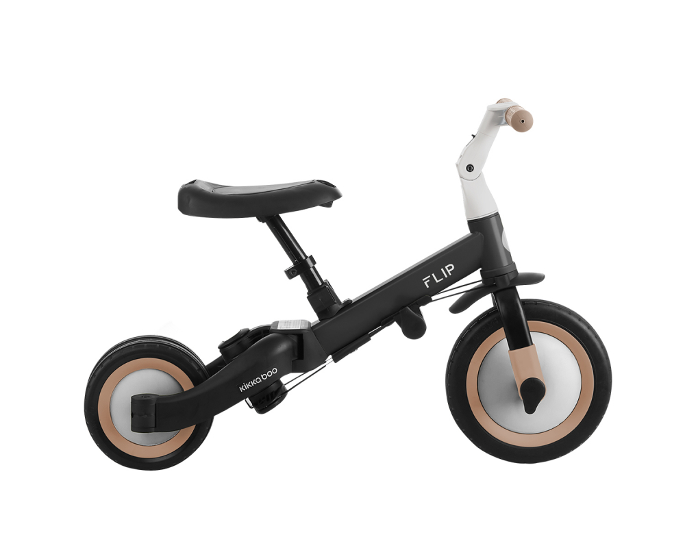 Tricicleta KikkaBoo Flip 5-in-1, Neagră - imagine 2