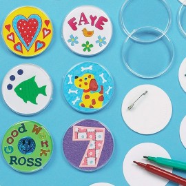 Set 10 Insigne DIY Baker Ross de Decorat - imagine 3