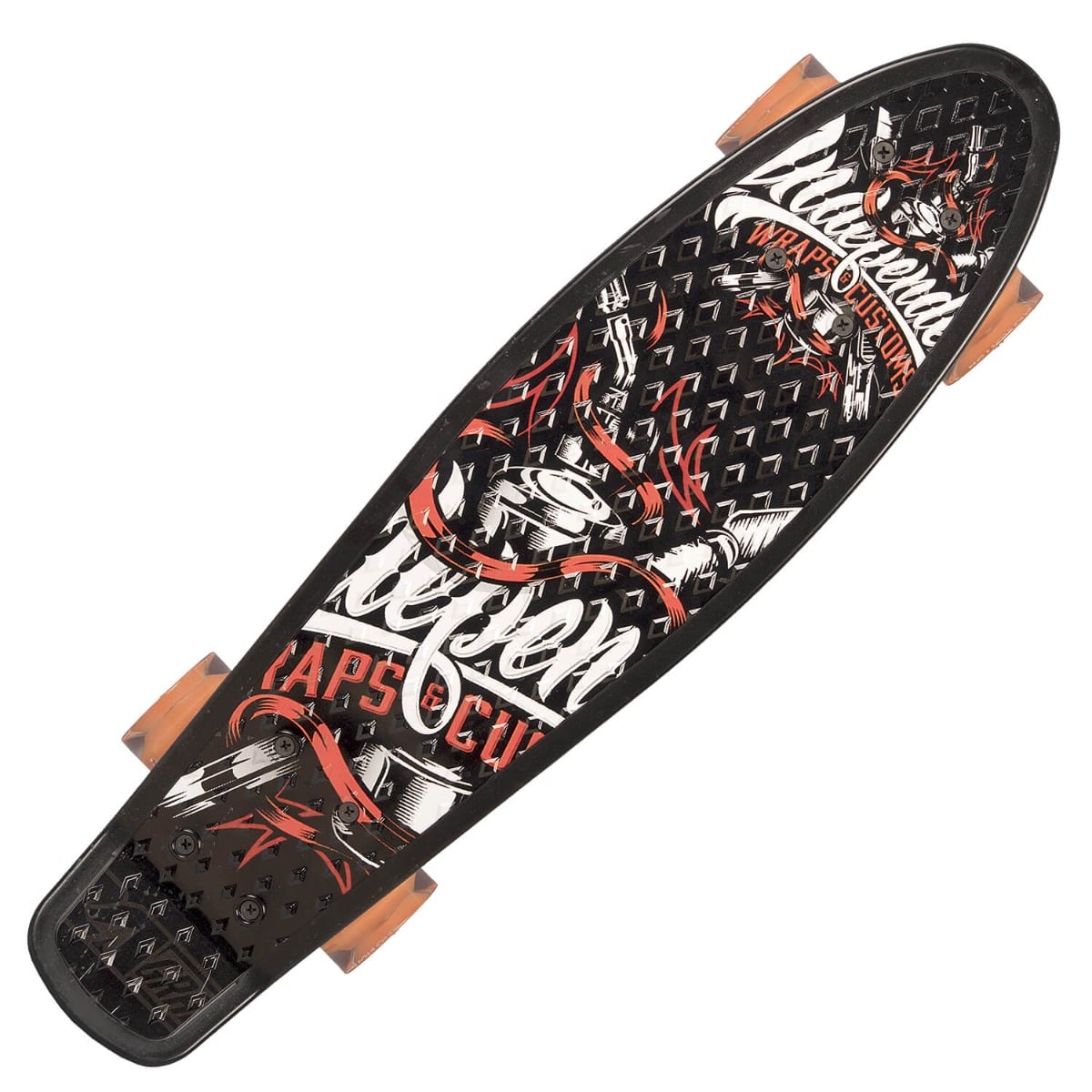 Skateboard Action One Warp Cu Roti Luminoase