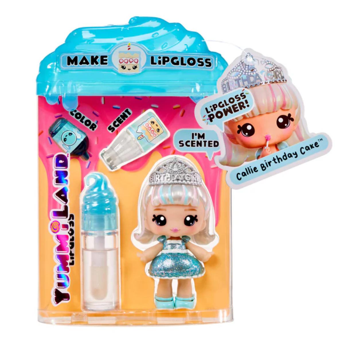 Păpușă Yummiland Lipgloss DIY Callie Birthday Cake