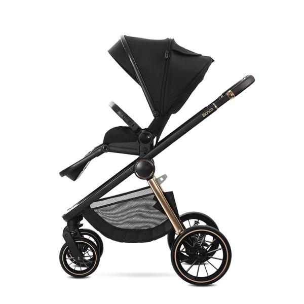Carucior 2 in 1 Lorelli Bianca Black | Cadru Aluminiu - imagine 5