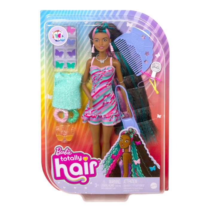 Barbie Totally Hair Curcubeu | Păr Extra-Lung