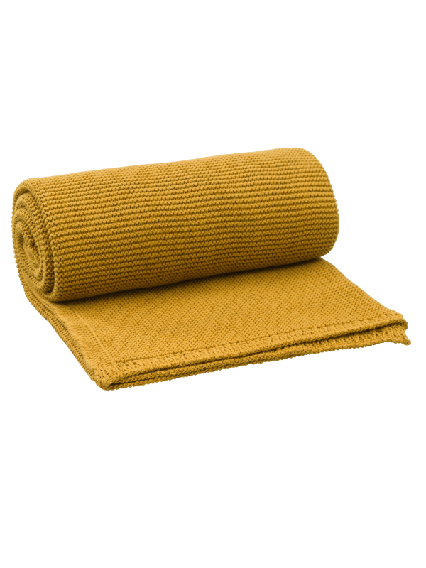 Patura Fresk Bumbac Organic Mustar 80x100 cm