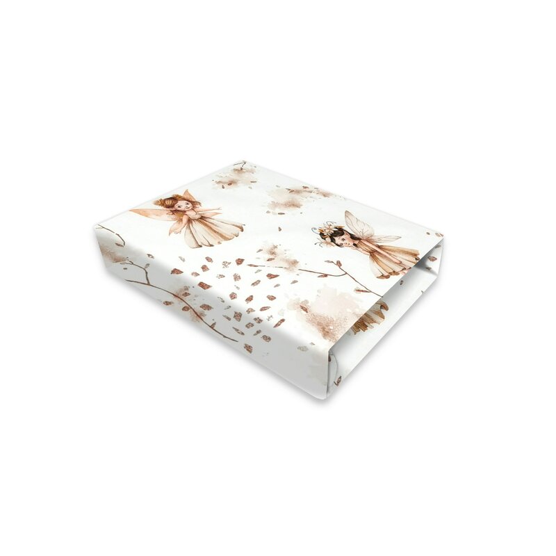 Cearceaf Miminu Bumbac Fairy 140x70 cm cu Elastic - imagine 3