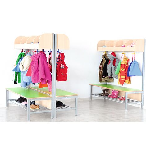 Vestiar Flexi Moje Bambino cu Bancuta, 4 Locuri - imagine 5