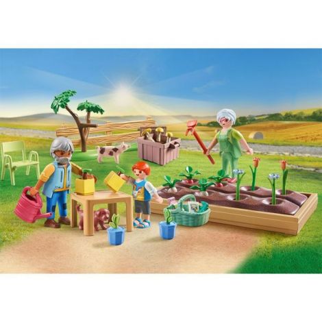 Playmobil Grădina cu Bunici | Joc de Rol în Natură - imagine 2