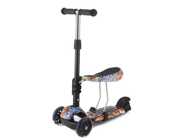 Trotineta Kikkaboo 3 in 1 Evolutiva Ride and Skate - imagine 6