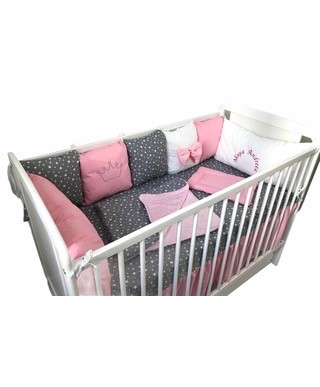 Set Lenjerie Bebe Deseda 7 Pernute 140x70 cm