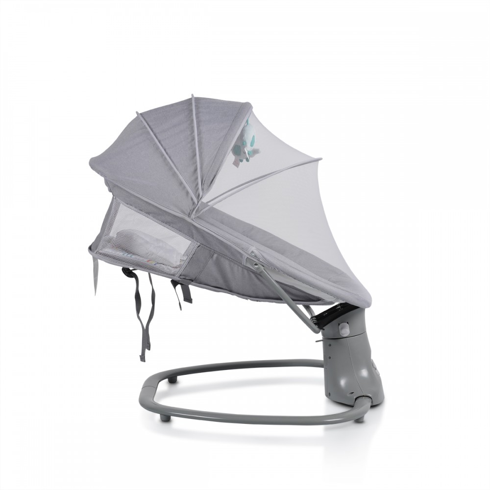 Leagan Electric Cangaroo Axel Grey, cu Telecomanda - imagine 3