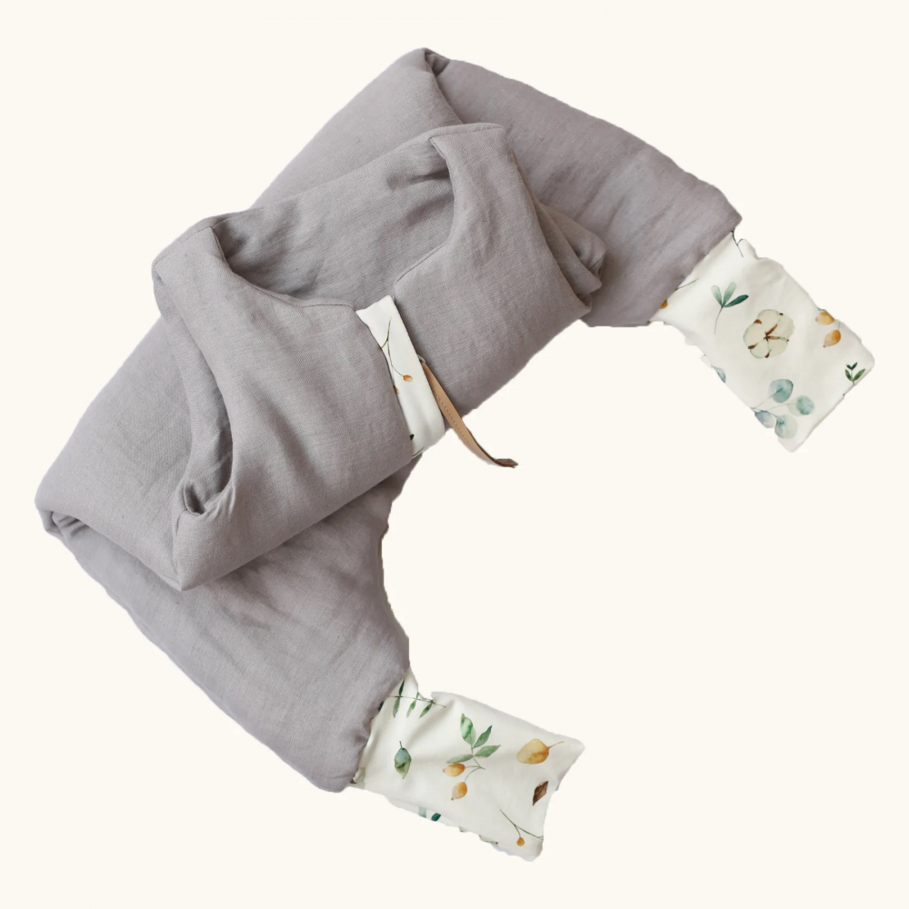 Sac de dormit Babyly, 2-2.5 Tog, Gri, 1-2 ani - imagine 8