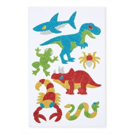 Set Abtibilduri Sclipici Aventuri Melissa & Doug - imagine 4